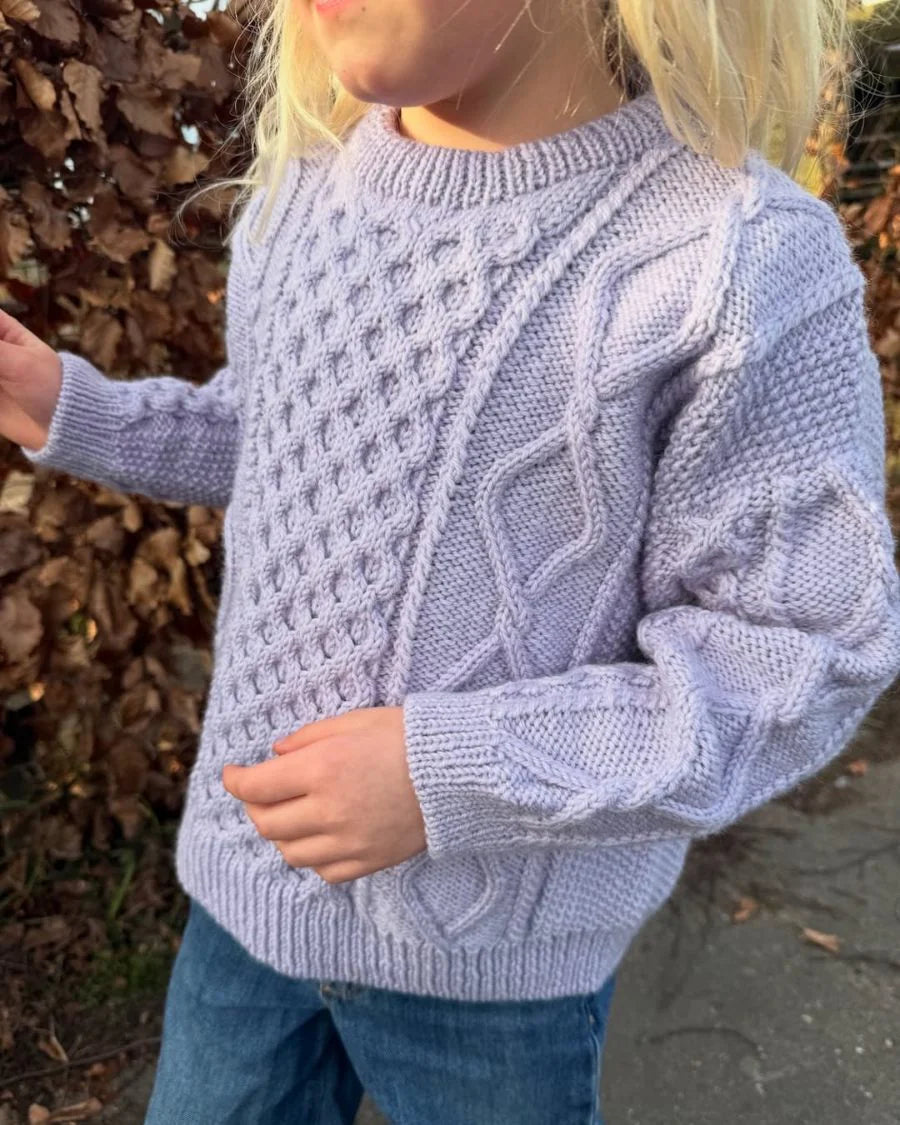 Dagmar Sweater Junior | PetiteKnit Printed Knitting Pattern