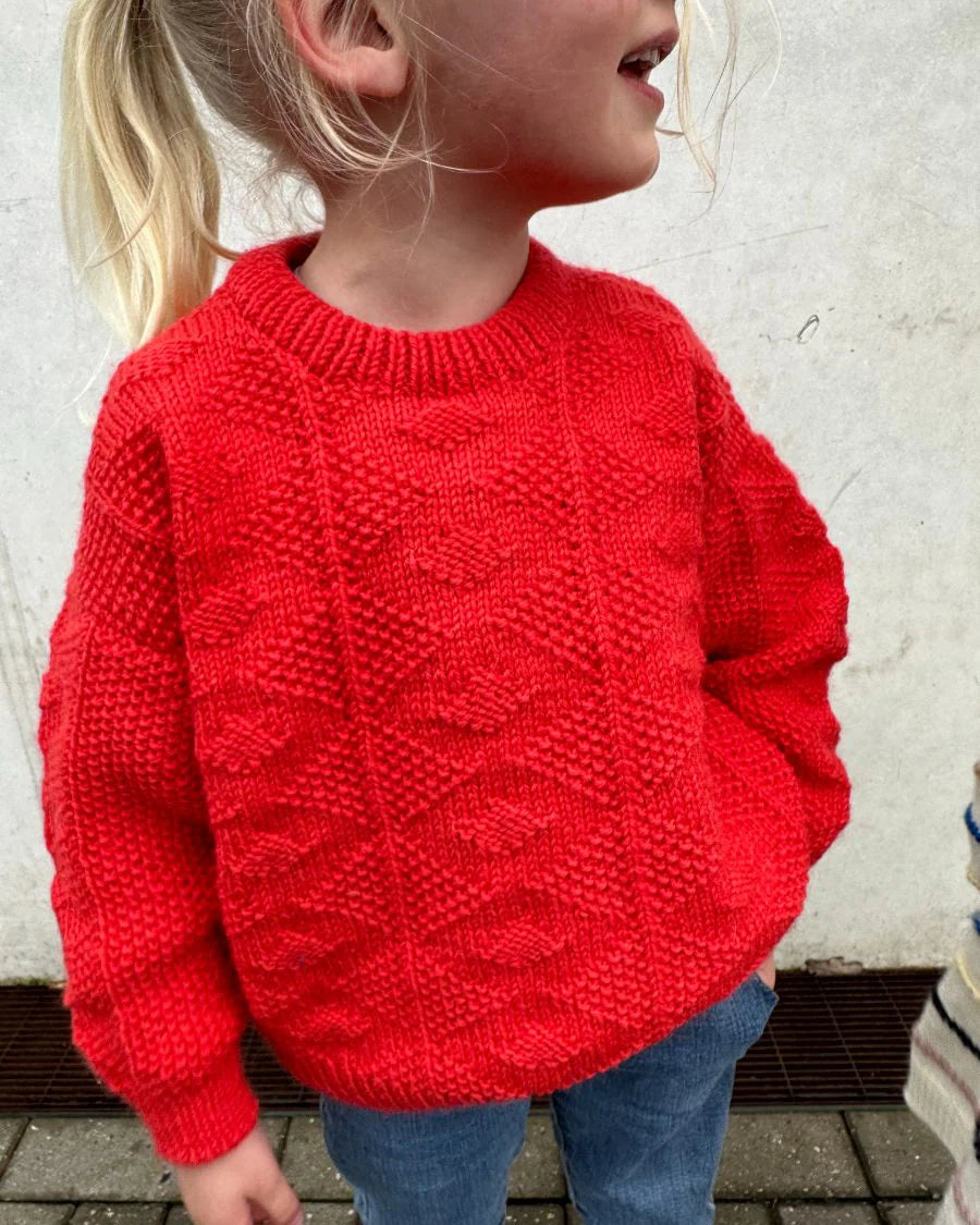 Esther Sweater Junior | PetiteKnit Printed Knitting Pattern