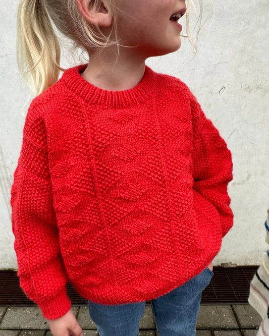 Esther Sweater Junior | PetiteKnit Printed Knitting Pattern