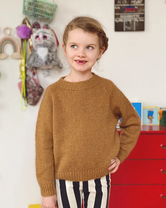 No Frills Sweater Junior | PetiteKnit Printed Knitting Pattern