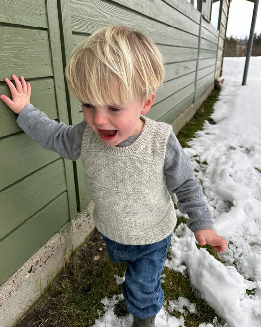 Storm Slipover Junior | PetiteKnit Printed Knitting Pattern