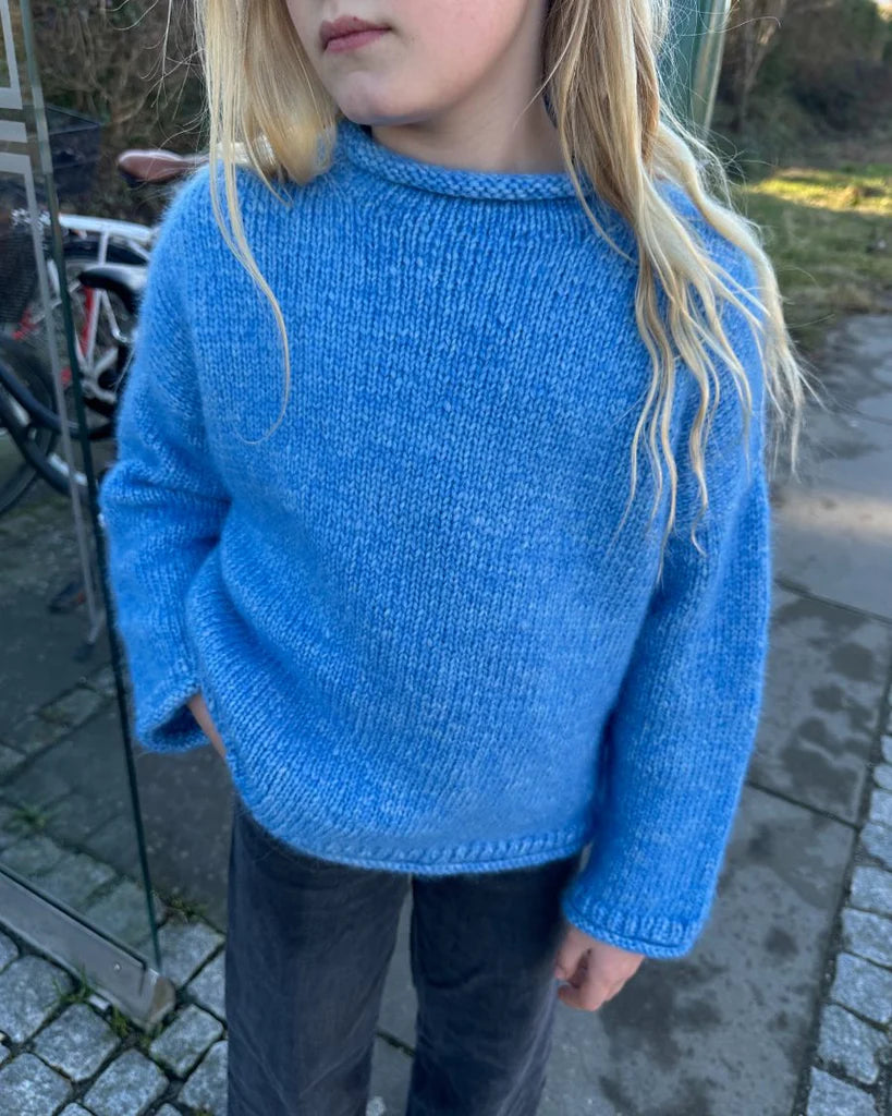 Cloud Sweater Junior | PetiteKnit Printed Knitting Pattern