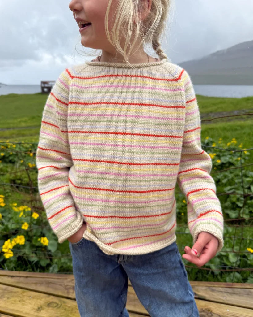 Frankie Sweater Junior | PetiteKnit Printed Knitting Pattern