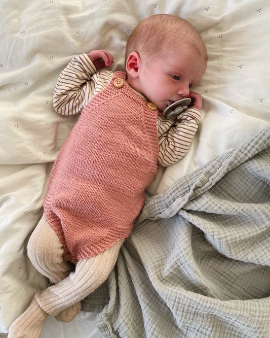 Little Sister's Romper | PetiteKnit Printed Knitting Pattern