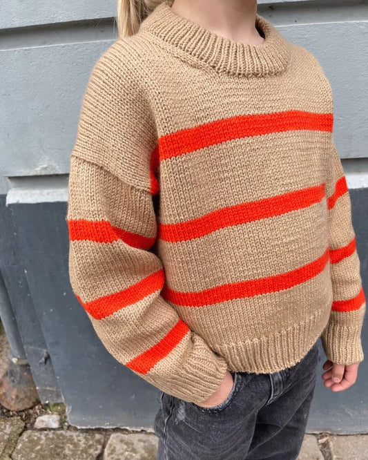Marseille Sweater Junior | PetiteKnit Printed Knitting Pattern