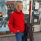 Scarlet Sweater | PetiteKnit Printed Knitting Pattern