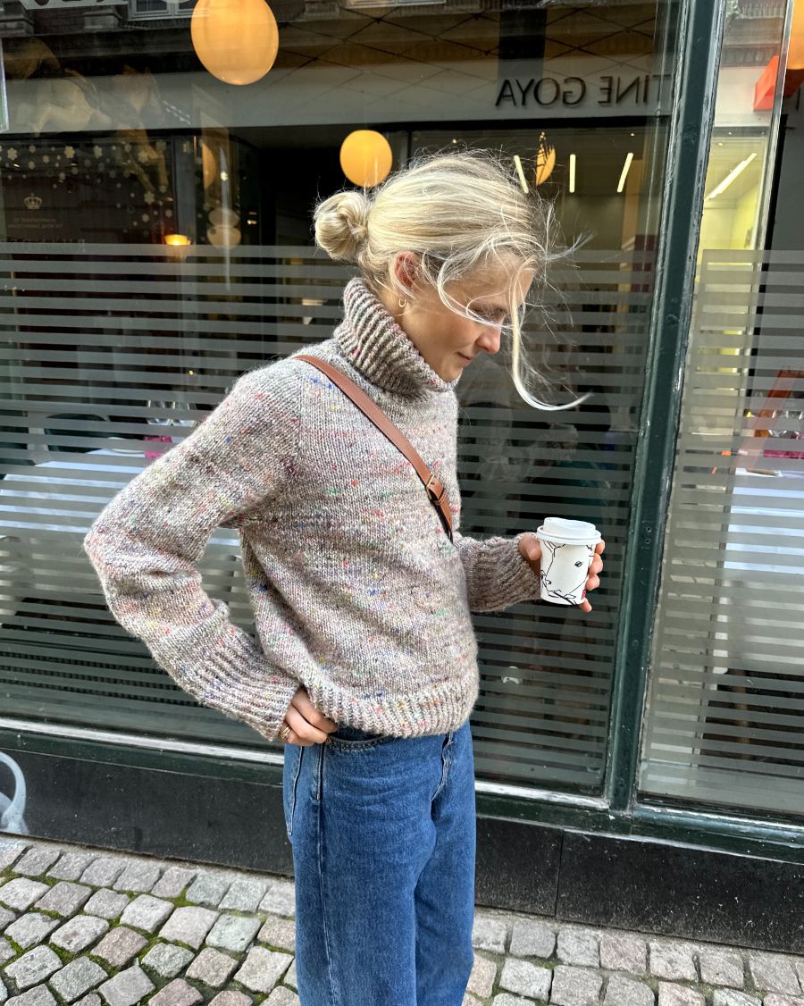 Terrazzo Sweater | PetiteKnit Printed Knitting Pattern