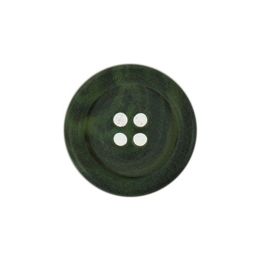 Recycled Paper 4 Hole Button - Green Horn (3 sizes)