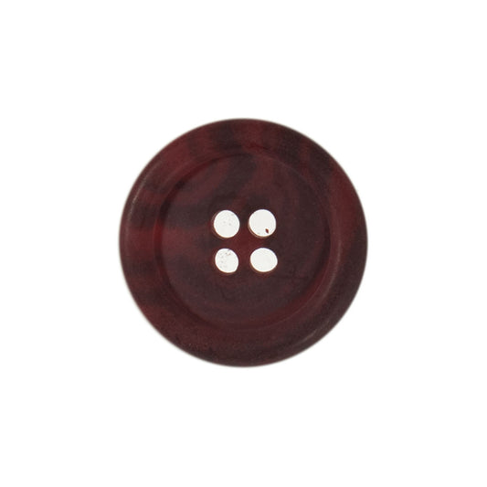 Recycled Paper 4 Hole Button - Red Horn (3 sizes)