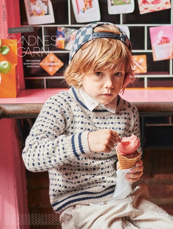 Theme 73 Norwegian Icons Kids | Sandnes Garn Knitting Pattern Booklet