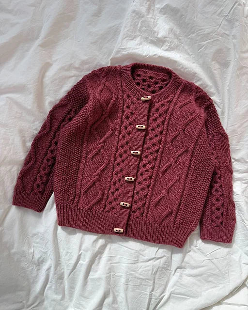 Dagmar Jacket Junior | PetiteKnit Printed Knitting Pattern