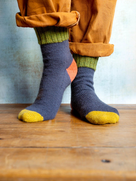 Deep Shadow Socks ADULT Version | Ysolda Single Printed Knitting Pattern