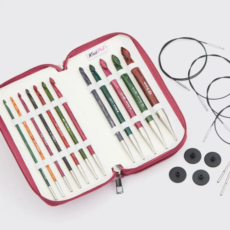 KnitPro Dreamz Grande Tunisian Crochet Interchangeable Hook Set