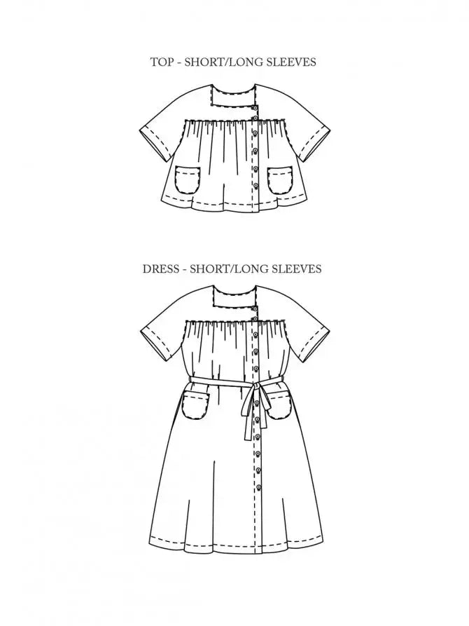 The Omilie Sewing Pattern UK 6-18
