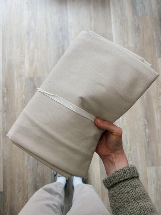 Cotton Canvas (Sand) - 2.5m