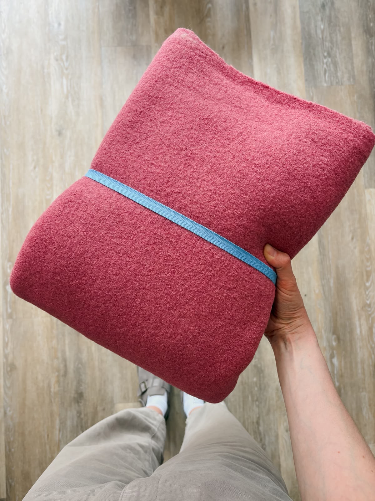 Premium Boiled Wool (Pink) - 1.5m