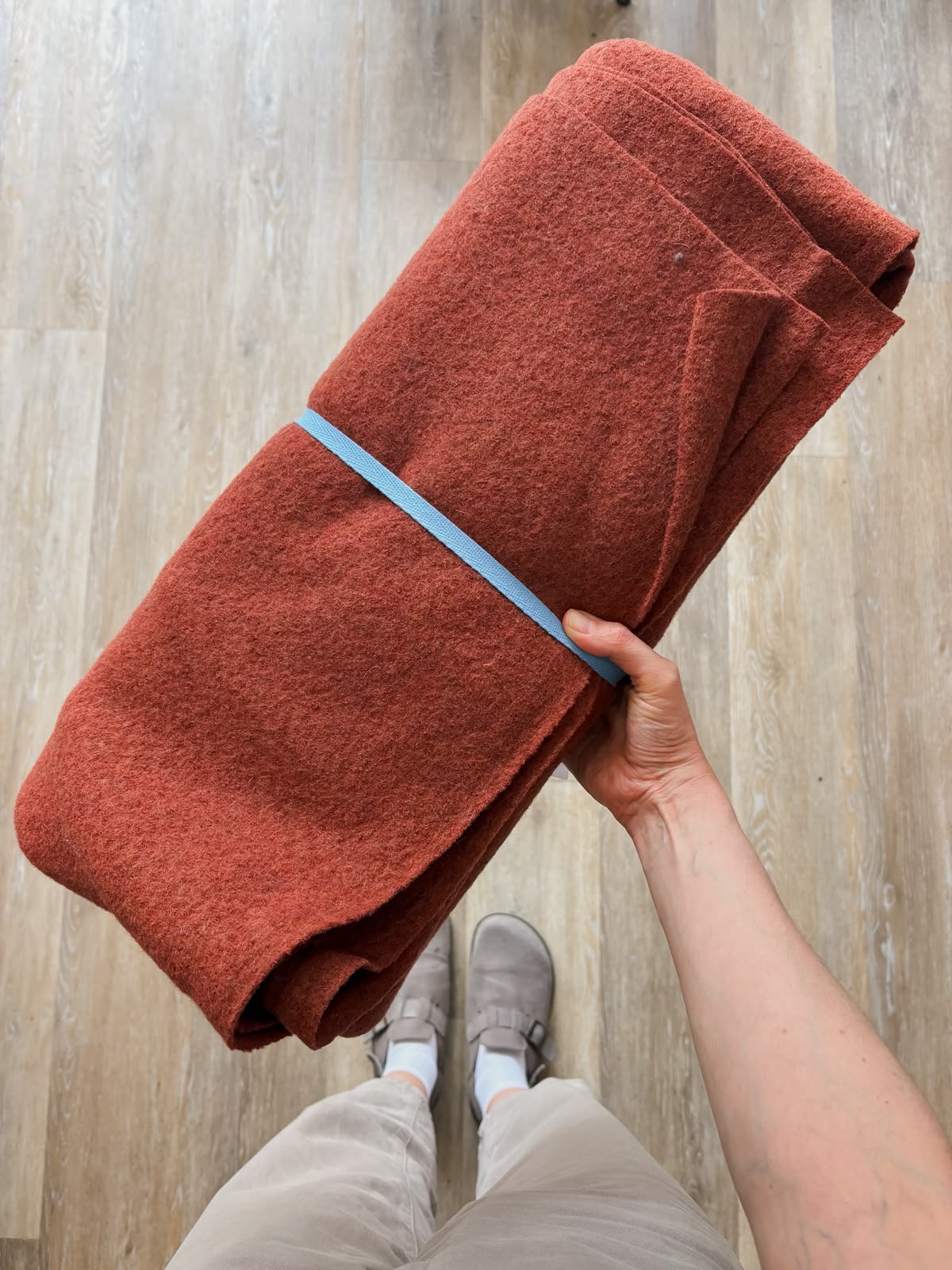 Premium Boiled Wool (Rust) - 2m