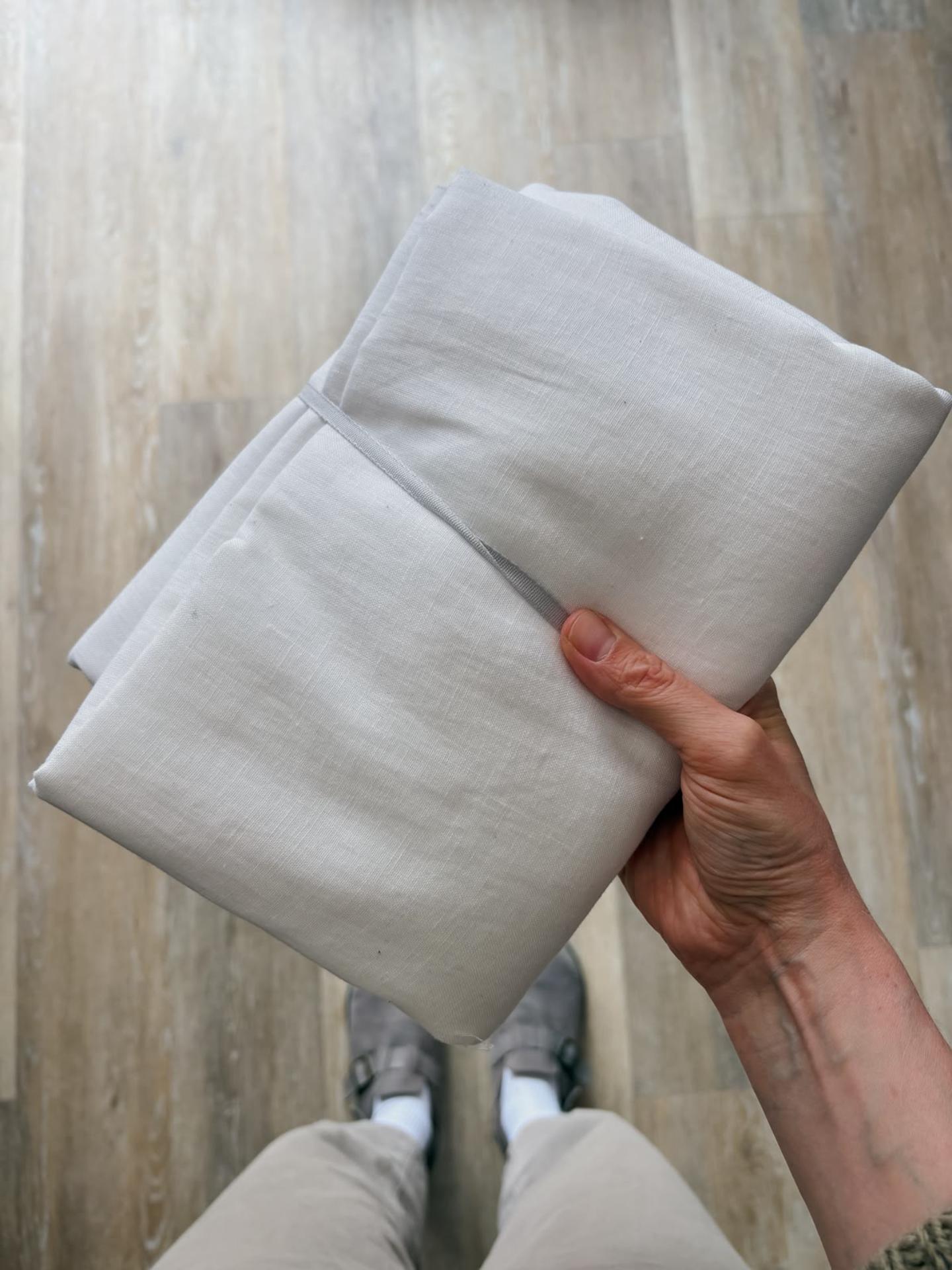 French Linen (White) - 2m
