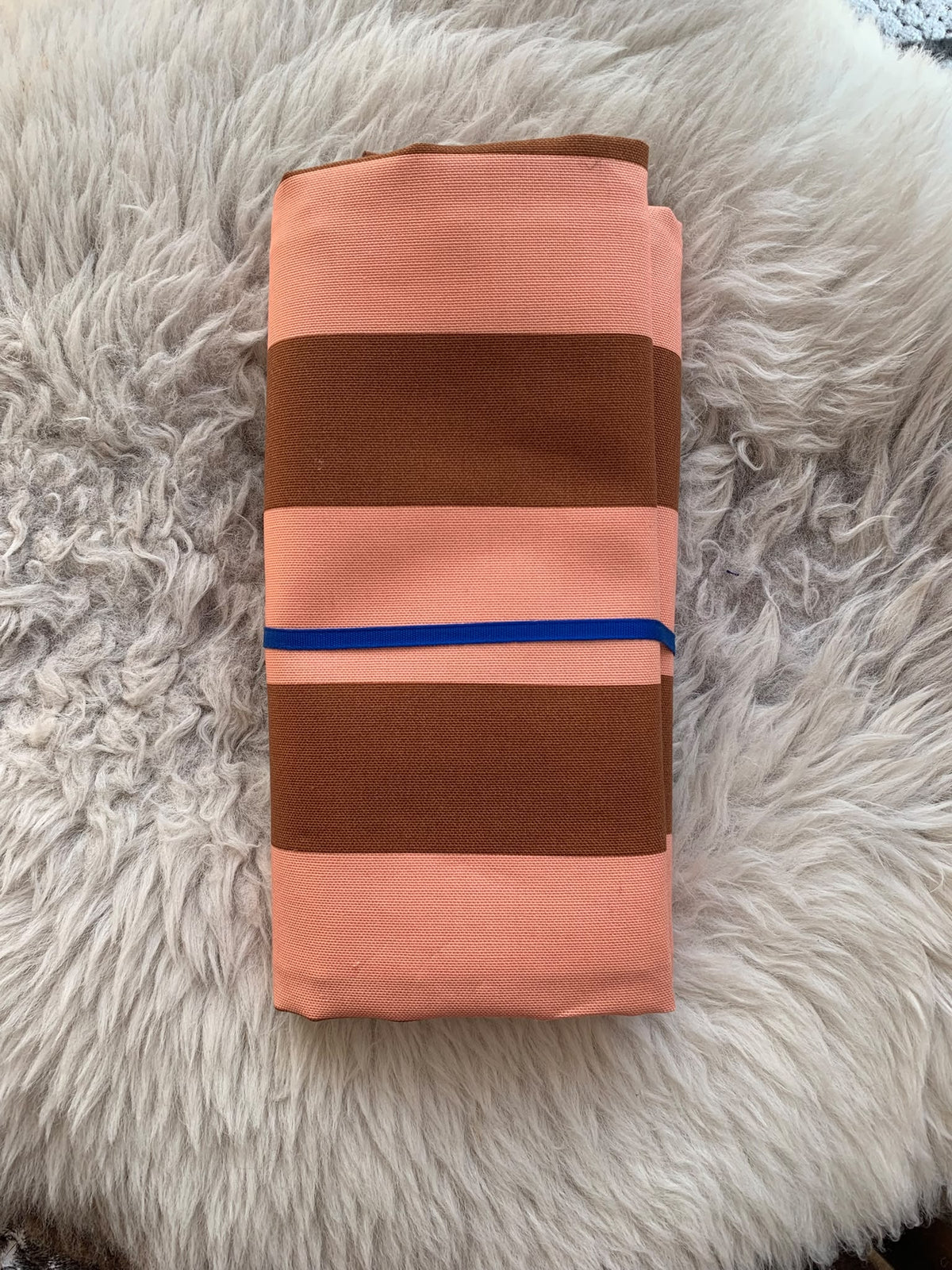 Horizontal Stripe (Salmon + Cedar) - 1.8m