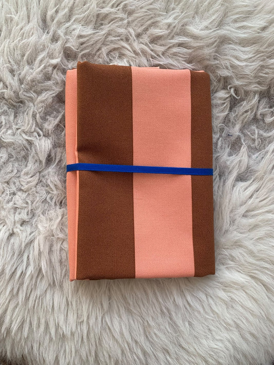 Horizontal Stripe (Salmon + Cedar) - 0.7m