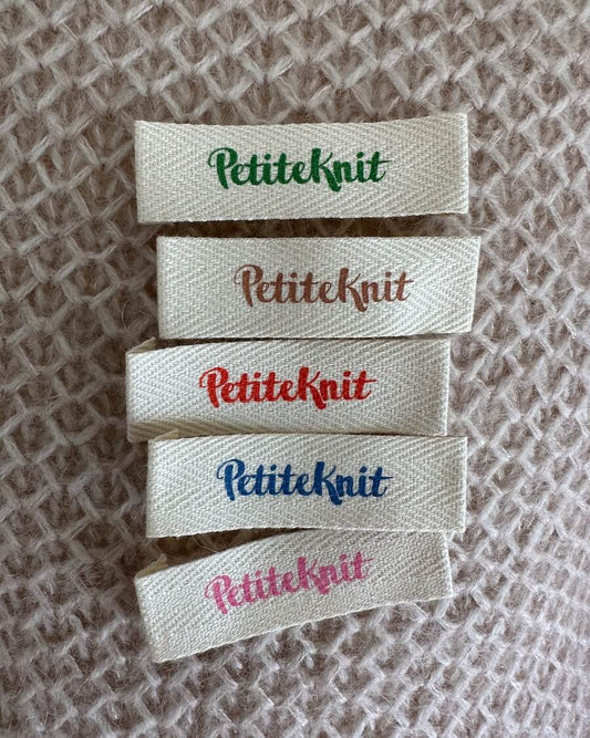 PetiteKnit Labels - mixed colours
