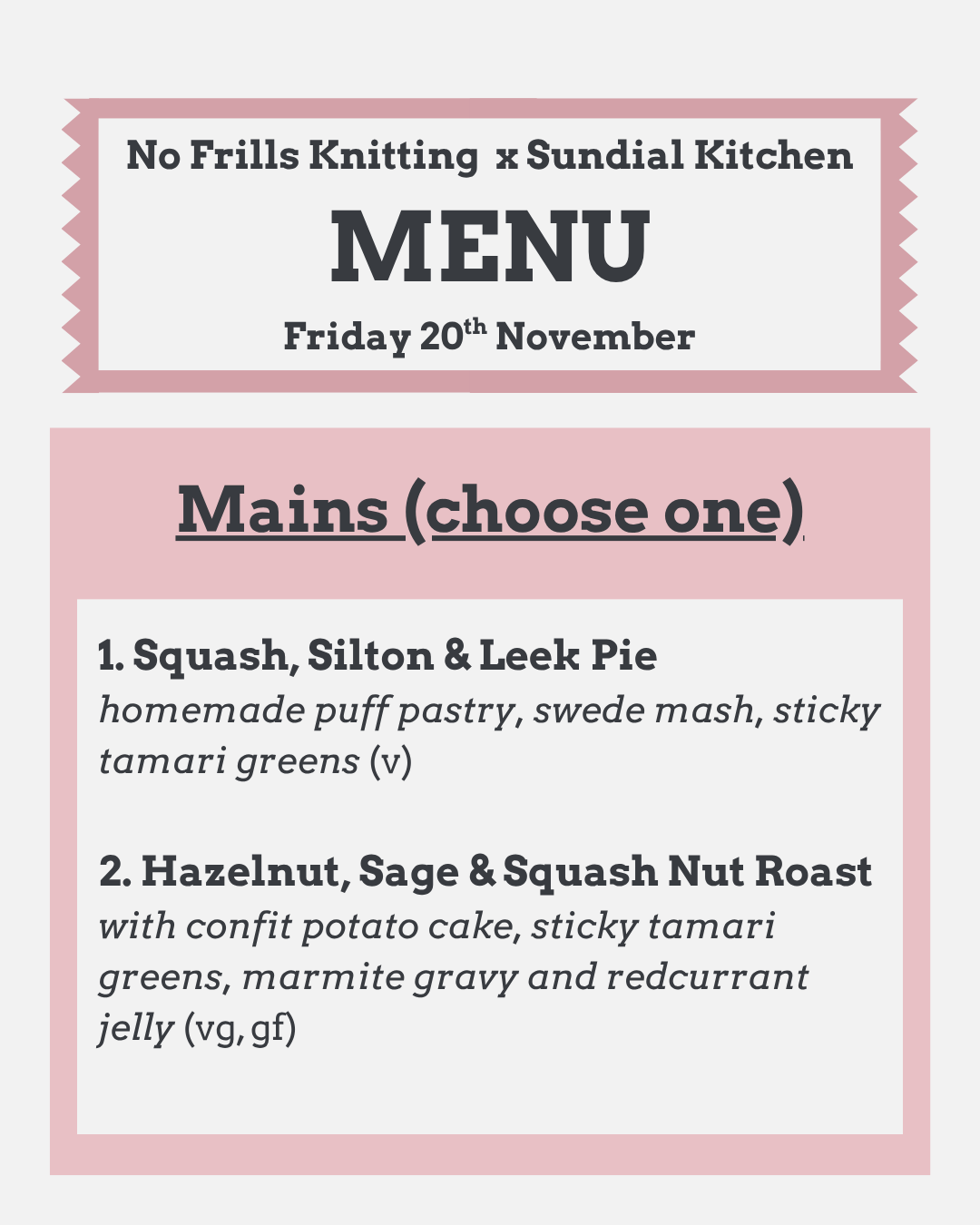 SOCIAL TICKET: September Social at Sundial Kitchen (Friday 20th November)