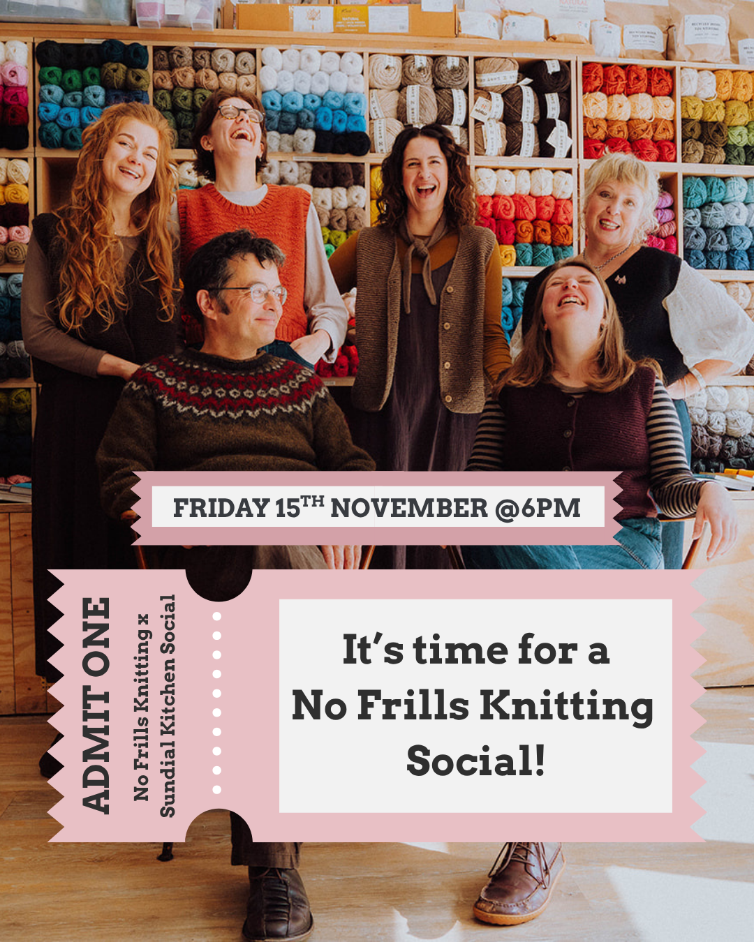 SOCIAL TICKET: September Social at Sundial Kitchen (Friday 20th November)