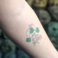 No Frills 2nd Birthday Temporary Tattoo Sheet