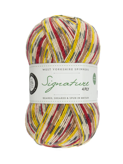 West Yorkshire Spinners Signature 4ply (Country Birds) - 100g