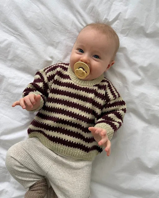 Otto Sweater Baby | PetiteKnit Printed Knitting Pattern
