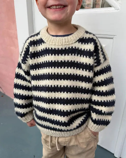 Otto Sweater Junior | PetiteKnit Printed Knitting Pattern