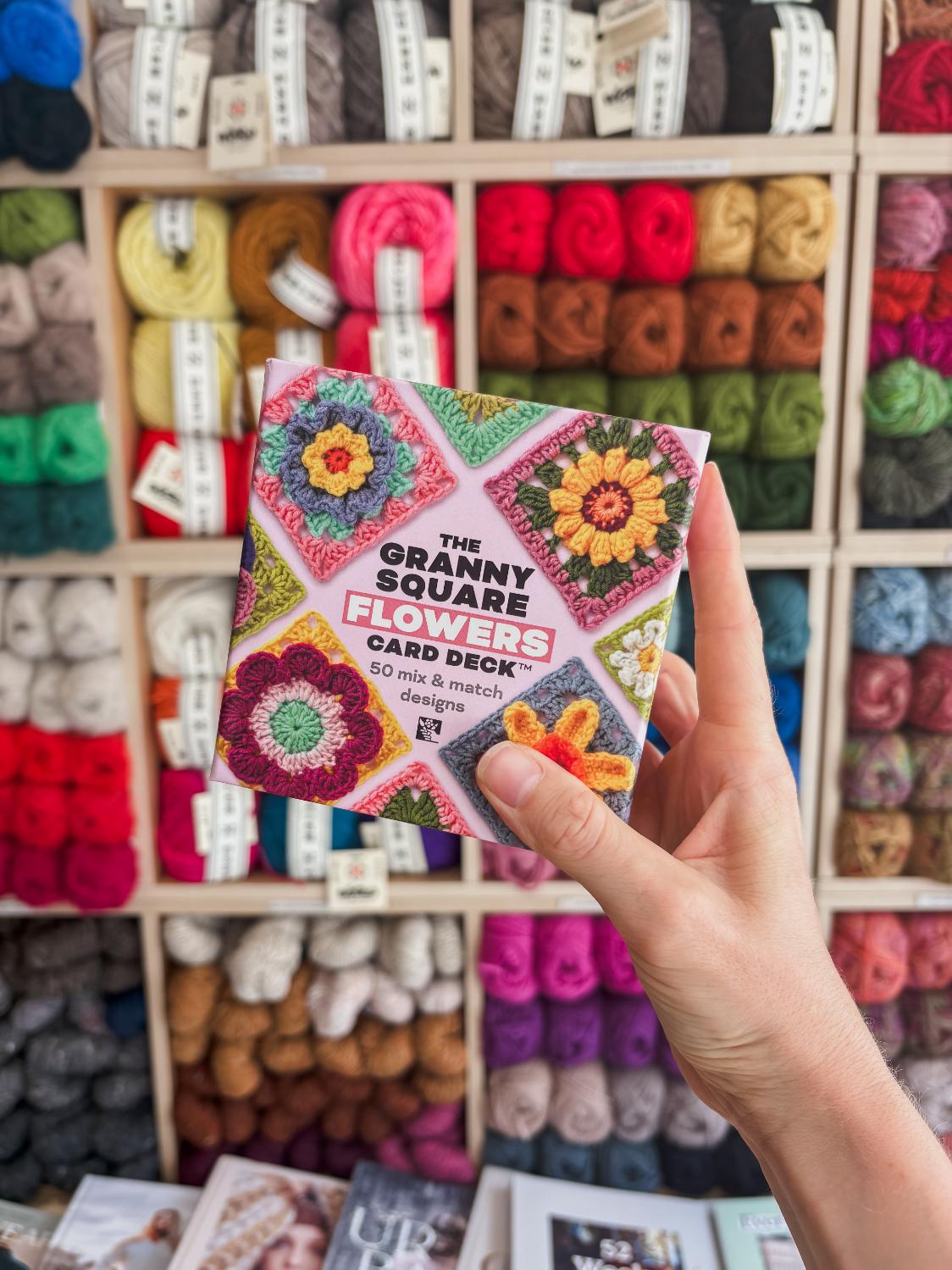 The Granny Square Flowers Card Deck | Claire Montgomery