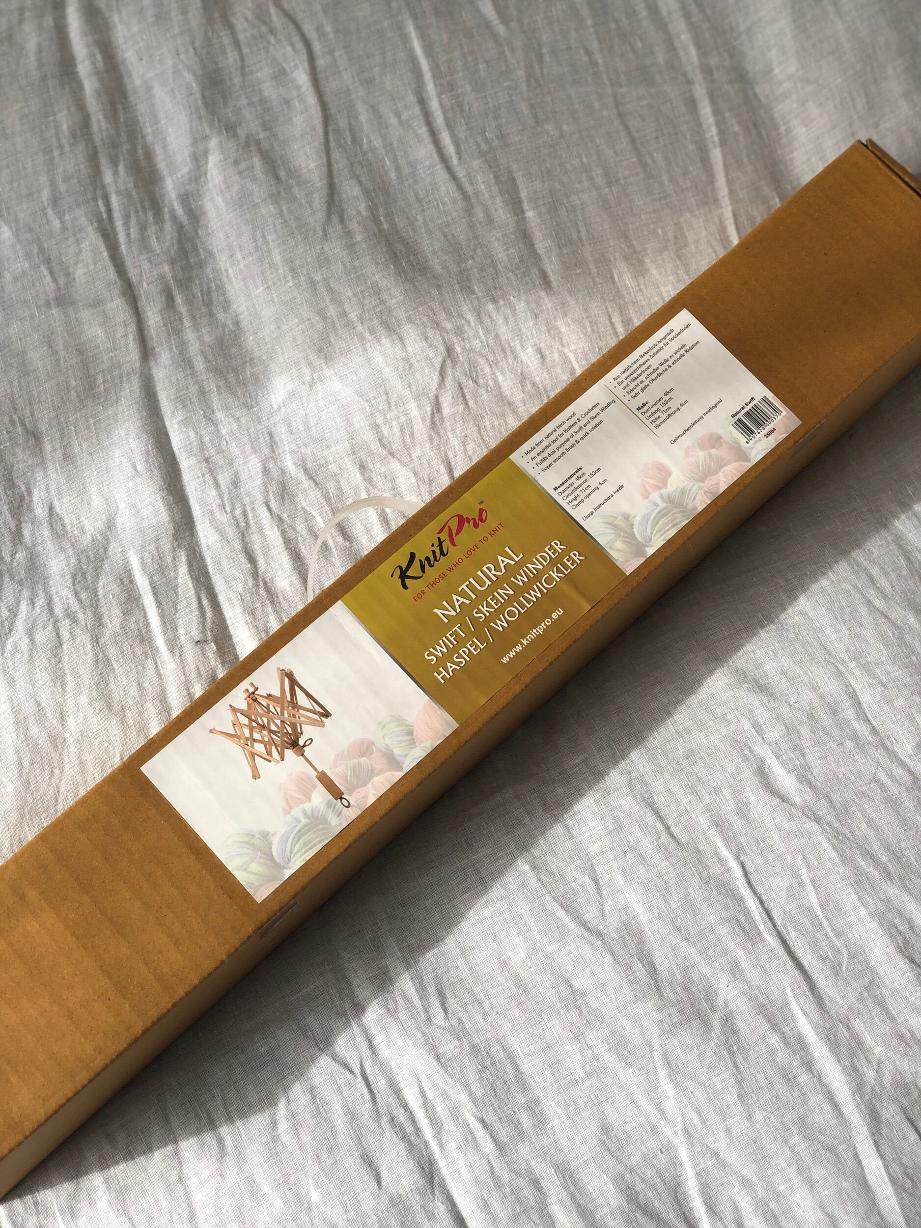 knitpro natural birch swift 3