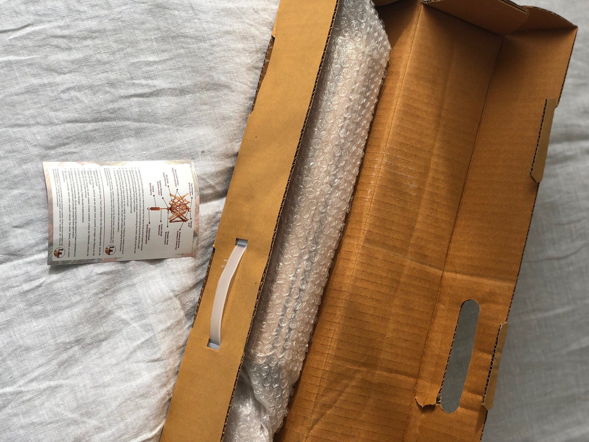 knitpro natural birch swift 4