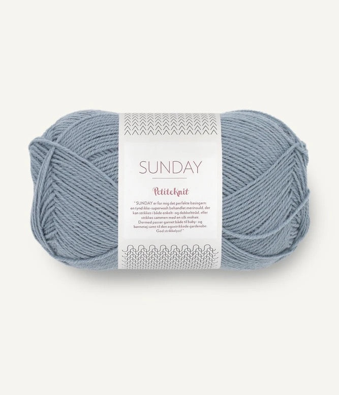 Sandnes Garn Petite Knit Sunday yarn in colour Above the Clouds 6050