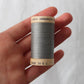 scanfil 100% organic cotton thread wooden reel 100m grey #4832