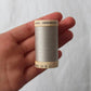 scanfil 100% organic cotton thread wooden reel 100m greige #4831