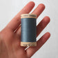 scanfil 100% organic cotton thread wooden reel 100m river #4819