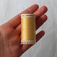 scanfil 100% organic cotton thread wooden reel 100m sun #4802