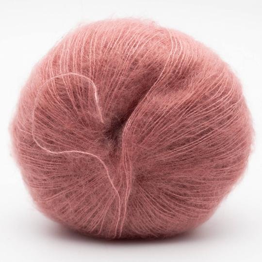 kremke silky kid yarn 25g dusty rose #19-055