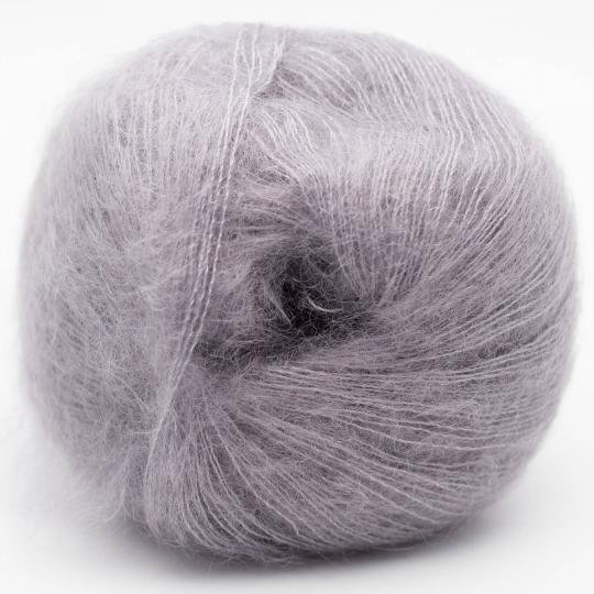 kremke silky kid yarn 25g silver grey #06-057