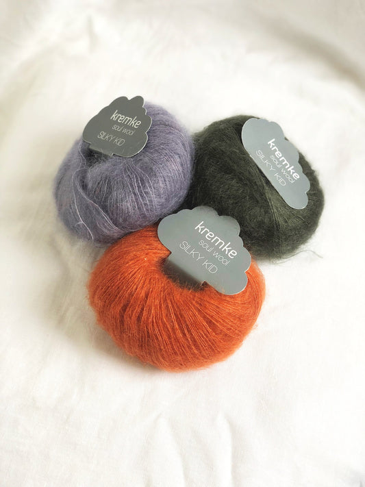 kremke silky kid yarn 25g 