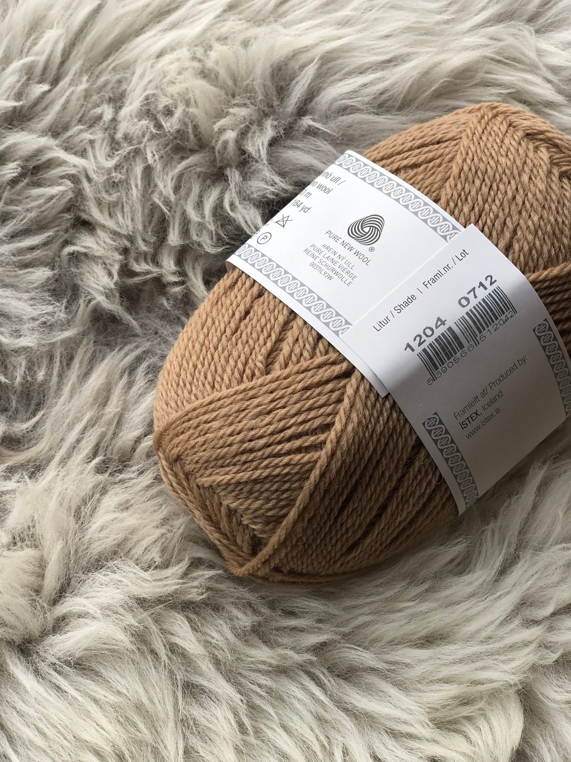 lopi kambgarn yarn 50g beige #1204