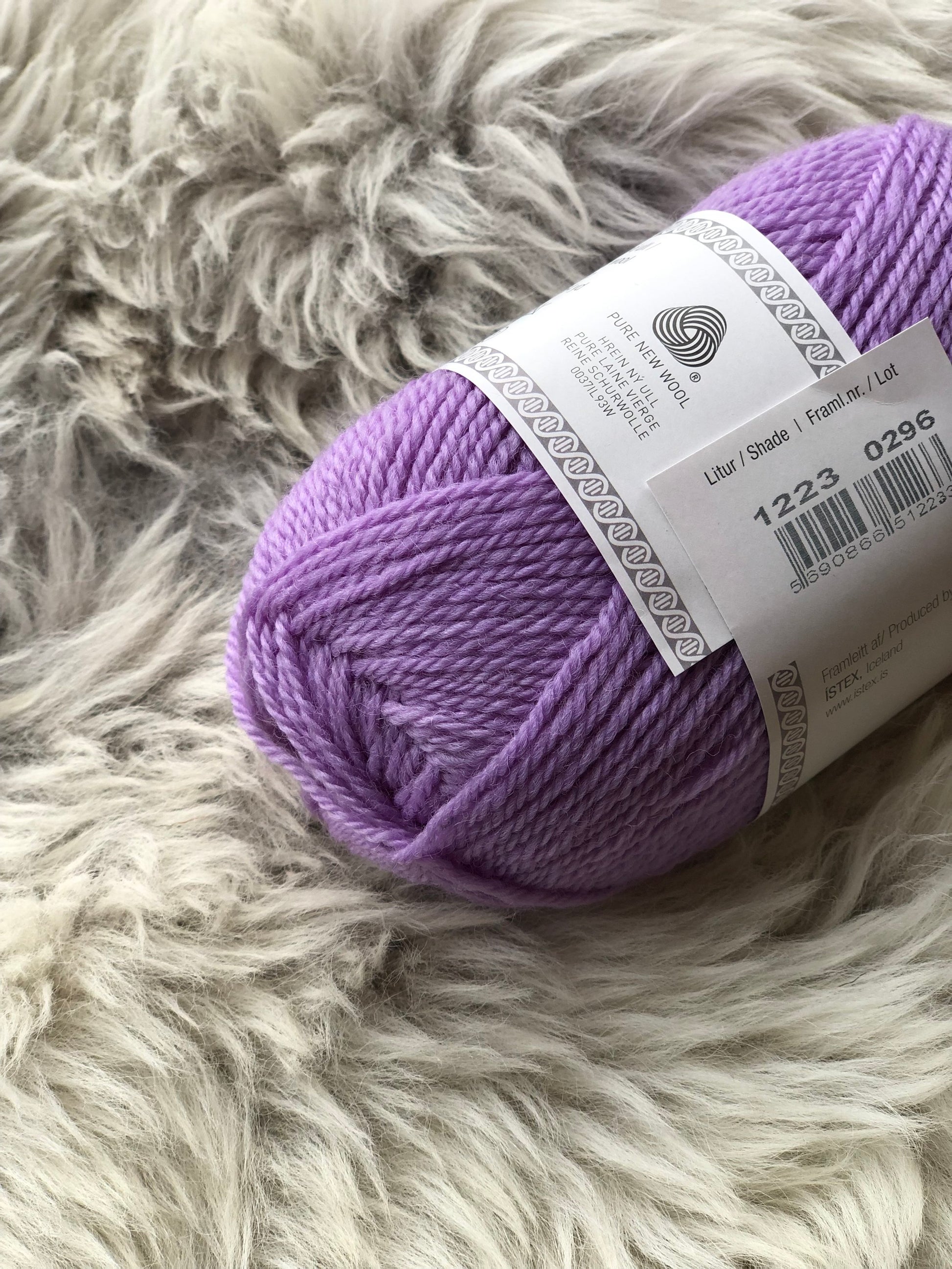 lopi kambgarn yarn 50g lilac #1223