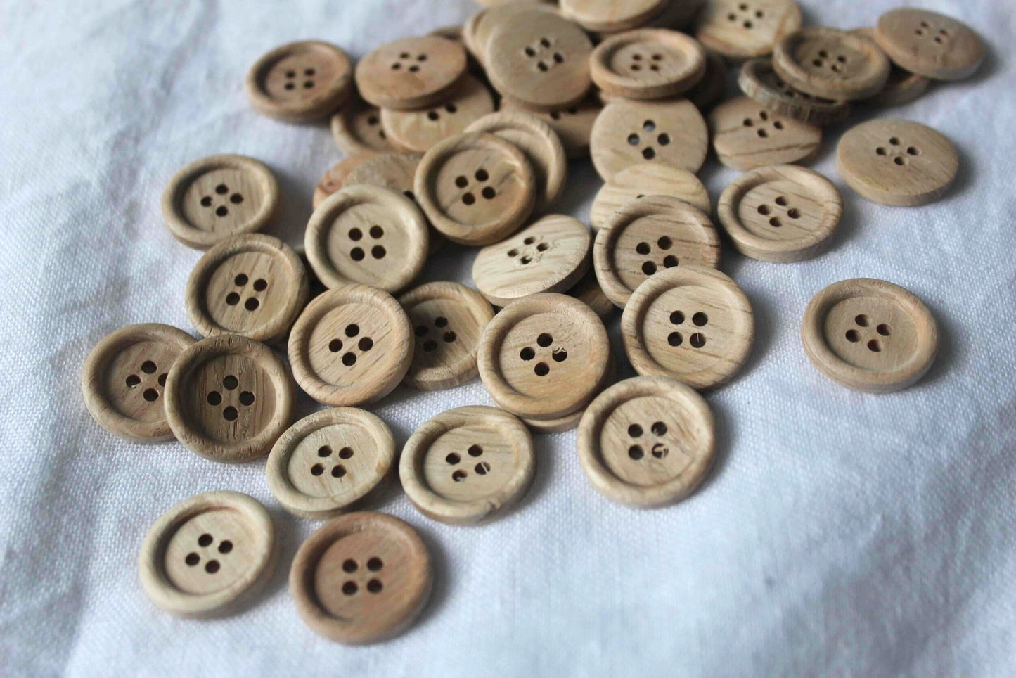 chestnut wood traditional button 5