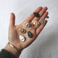 textured matte metal buttons 25mm x 15mm 1