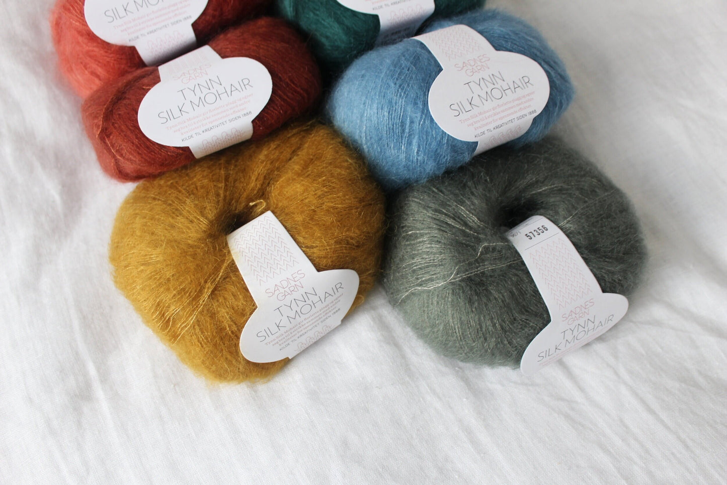 sandnes garn tynn silk mohair yarn 25g 1