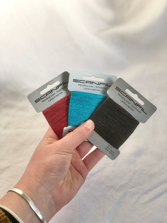 Scanfil Darning Wool Cards - 15m