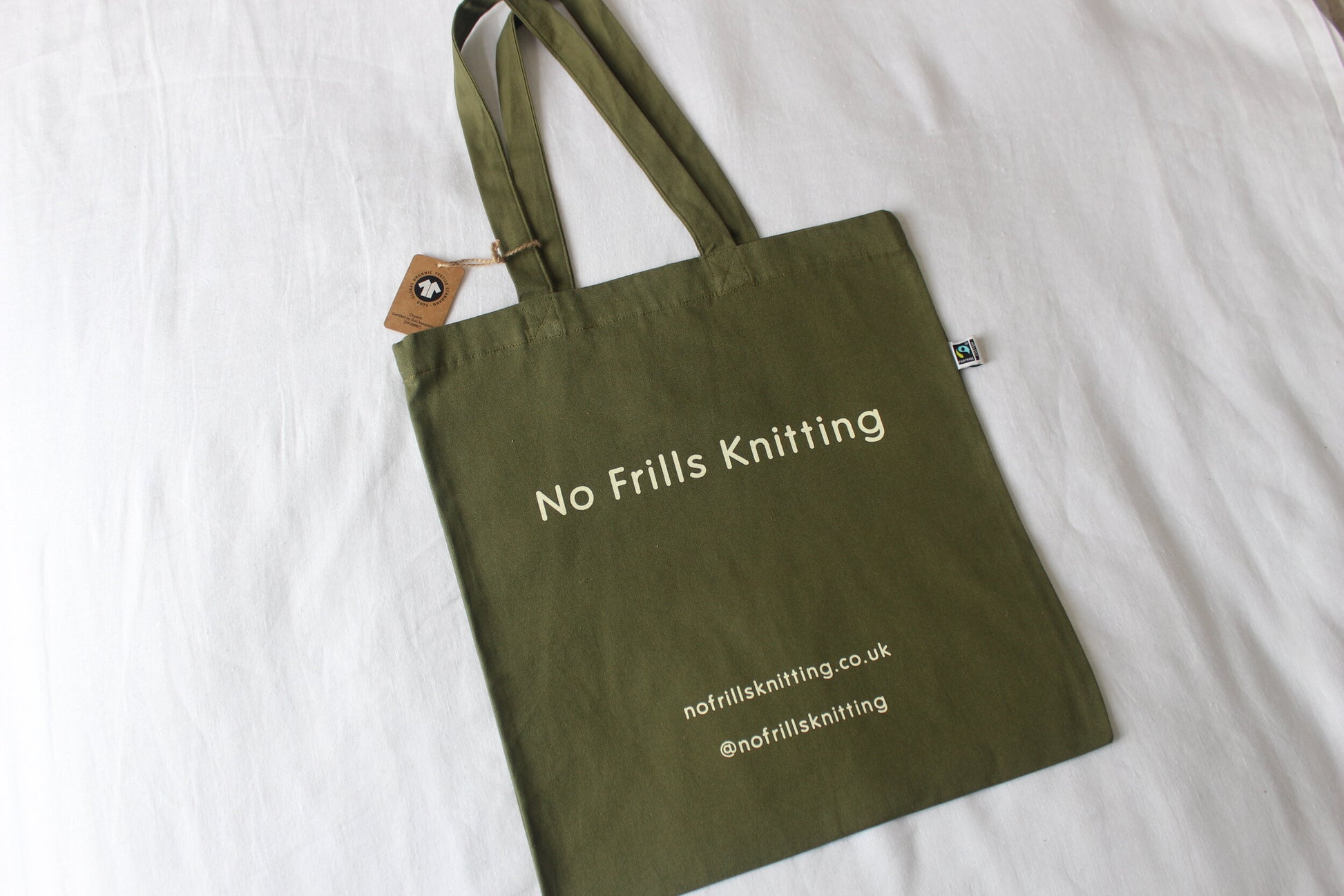 no frills tote bag olive 2