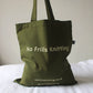 no frills tote bag olive 1